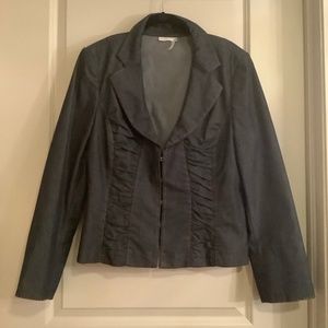 Classiques Entier (Nordstrom) Ruched Jean Jacket